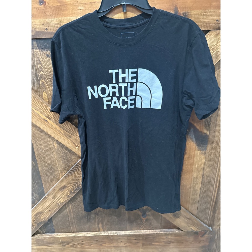 The North Face Mens Half Dome Logo T-Shirt 2 Pack Black Olive Green Size Medium - Picture 2 of 8
